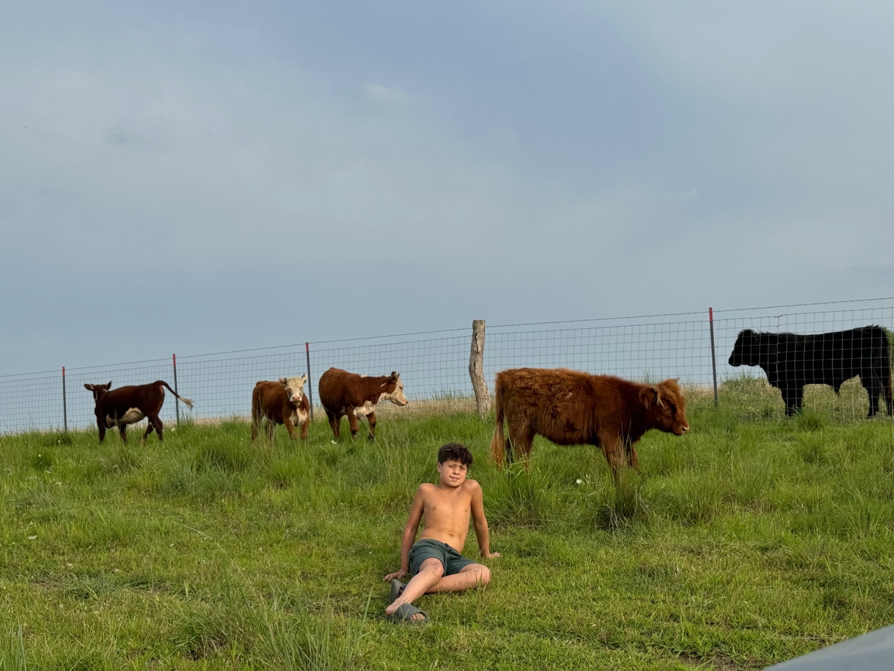 Hanging out with the whole crew