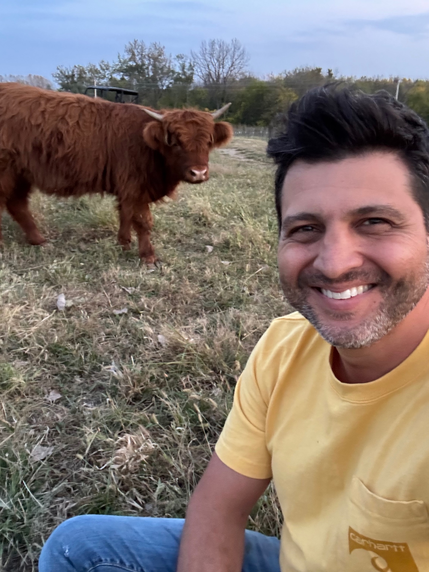 Making friends on the ranch